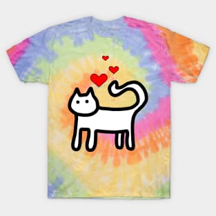 Valentines Day Cat T-Shirt